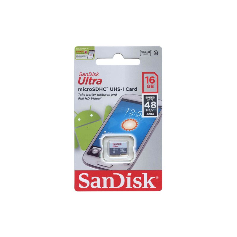 SanDisk 139734 16GB MicroSDHC 48M UHS-I - 1