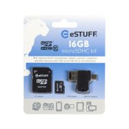 eSTUFF 4in1 microSDHCD 16GB class 10 - 1