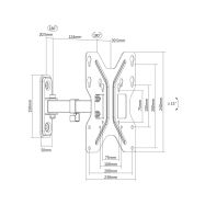 GoGEN M polohovatelný držák TV 23" -42" GOGDRZAKTURNM2 - 3