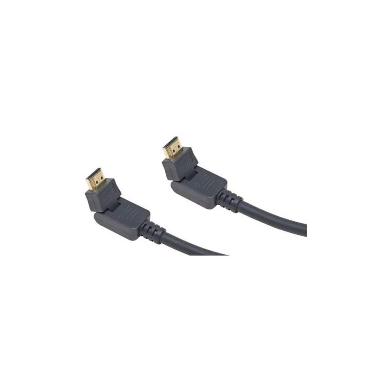 AQ CV11015-1,5m - HDMI kabel 1,5m otočné konektory V1.4 - 1