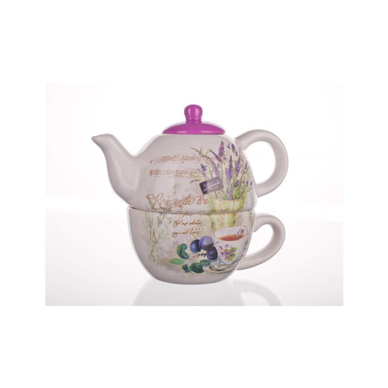 Banquet Konvička se šálkem LAVENDER OK - 1