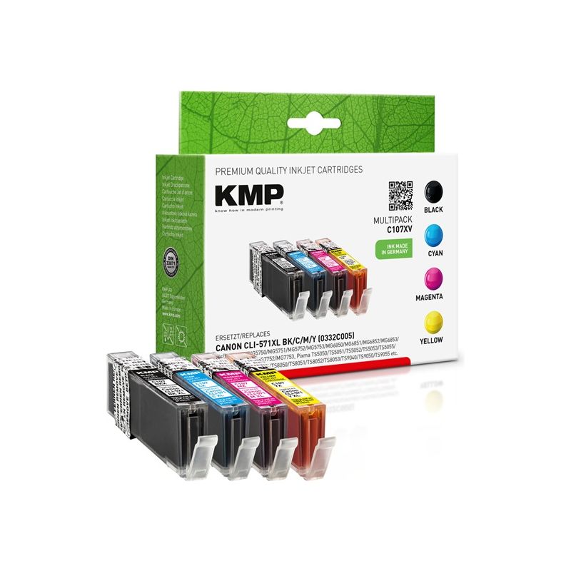 KMP C107XV (CLI-571BK/C/M/Y XL) - 1