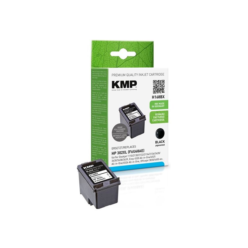 KMP H168BX (HP 302 Black XL) - 1