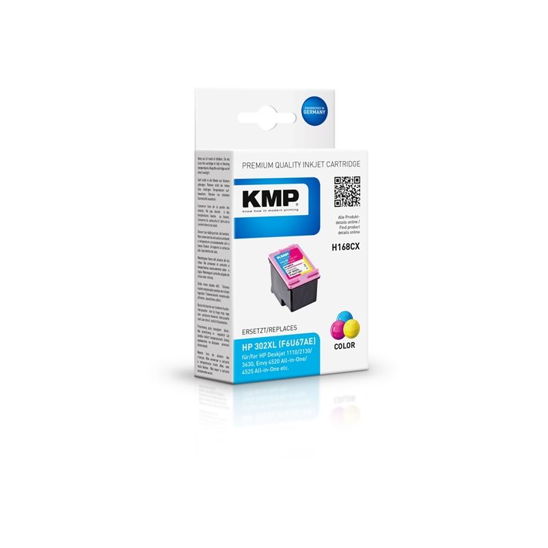 KMP H168CX (HP 302 Tri-colour XL) - 1