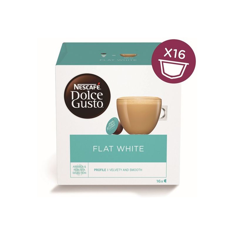 Nescafé Dolce Gusto FLAT WHITE 16Cap - 1