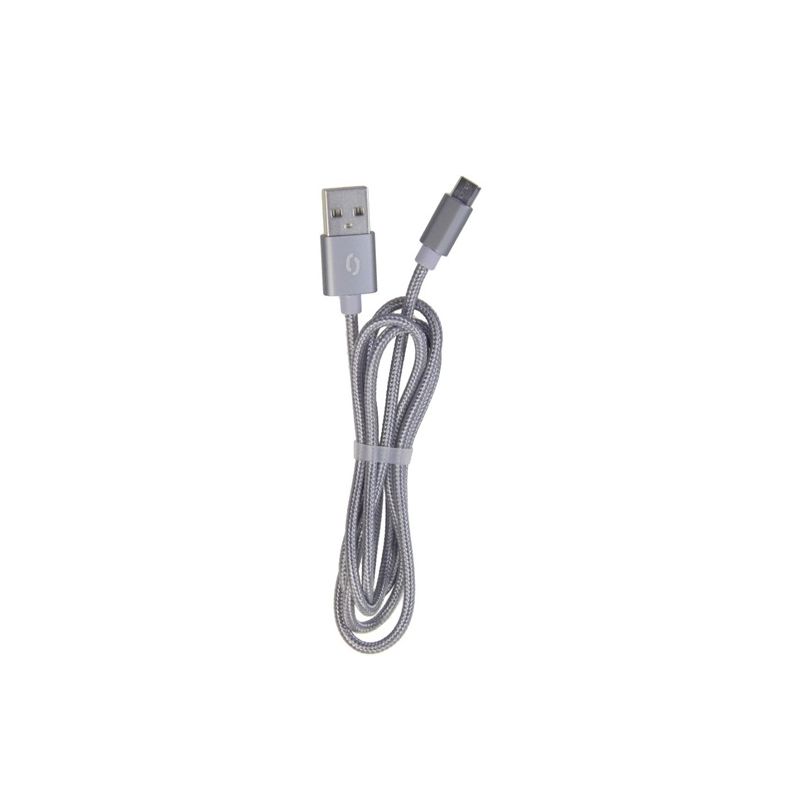 ALI datový kabel microUSB,šedý DAKT008 - 1