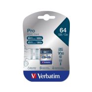 VERBATIM PRO 47022 SDXC 64 GB cl10 - 1