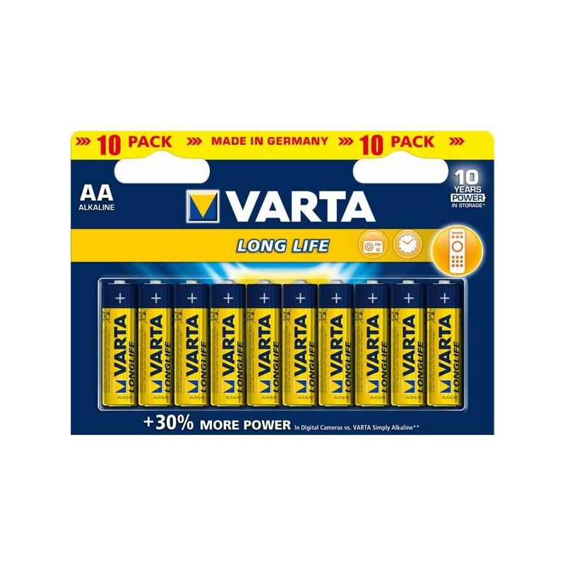 Varta LR6 Longlife AA 1,5V-alkalická baterie - 1