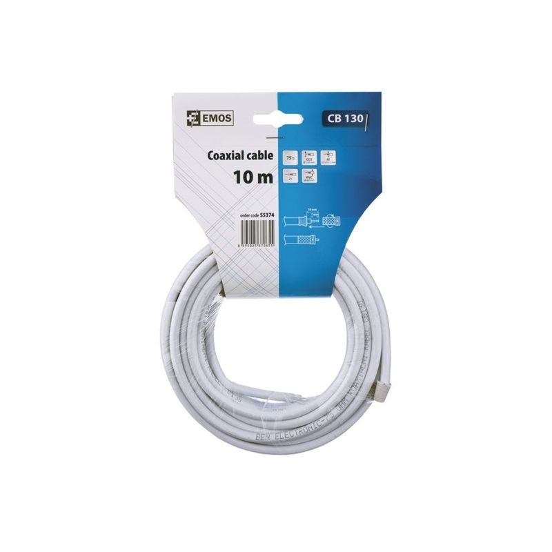 Emos S5374 KABEL KOAX.CB130 10M - 1 Emos S5374 KABEL KOAX.CB130 10M - 1