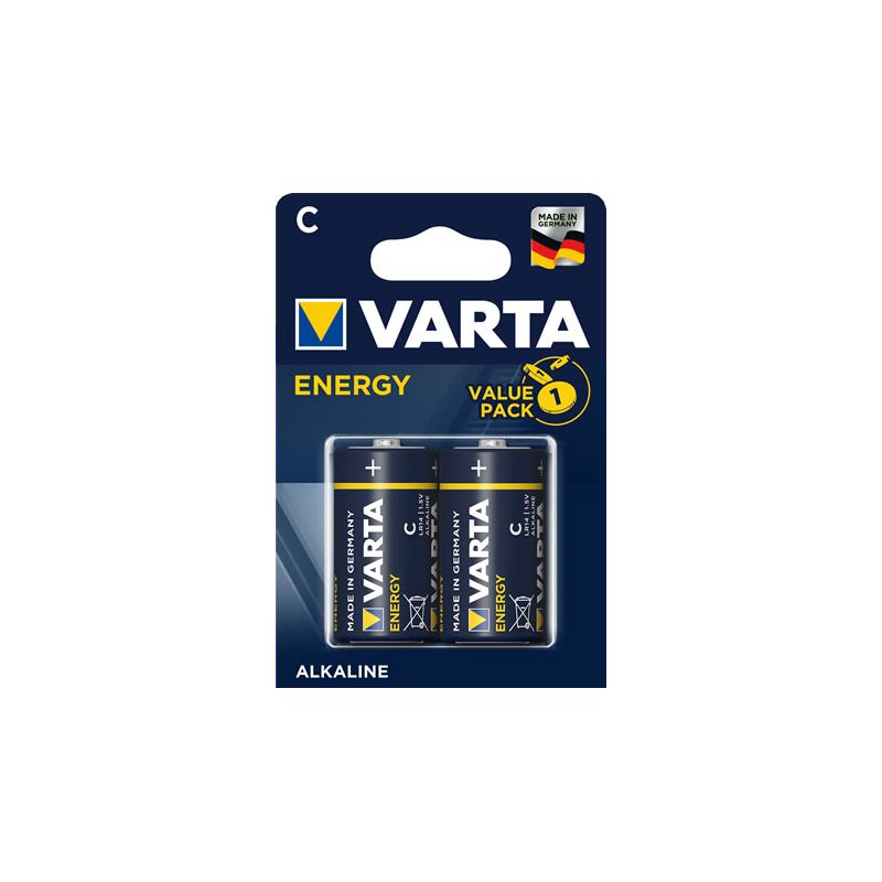 Varta R14 Energy typ C 1,5V-alkalická baterie - 1 Varta R14 Energy typ C 1,5V-alkalická baterie - 1