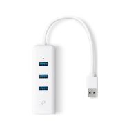 TP-LINK UE330 USB Hub & Ethernet adaptér - 1