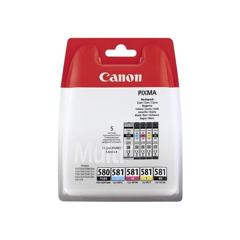 CANON PGI580/CLI581 BK/C/M/Y/K Multipack - 1