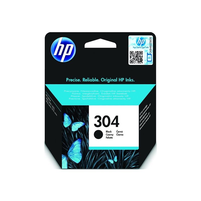 HP 304 Black, N9K06AE - 1