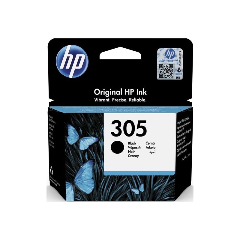 HP 305 Black, 3YM61AE - 1 HP 305 Black, 3YM61AE - 1