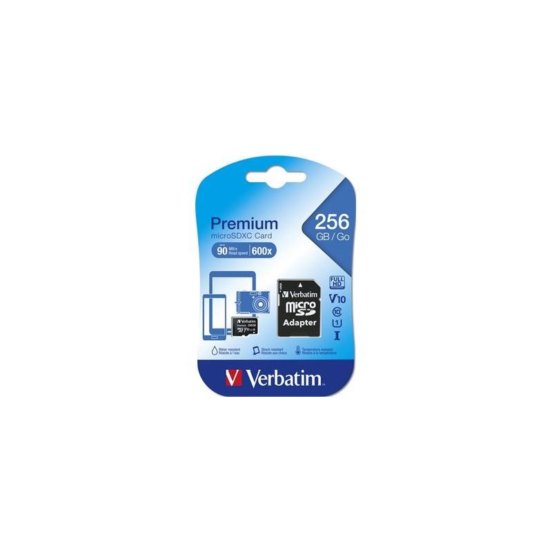 VERBATIM 44087 Premium microSDXC 256GB - 1