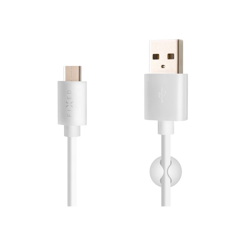 FIXED 1m USB-C kabel, bílý FIXD-UC-WH - 1