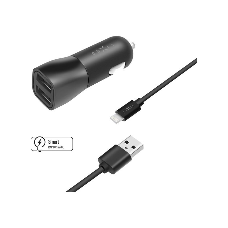 FIXED Autnab USB/Ligh 15W,FIXCC15-2UL-BK - 1