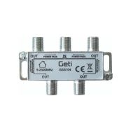 GETI GSS104 - pasivní anténní rozbočovač (4 výstupy konektor F) - 1