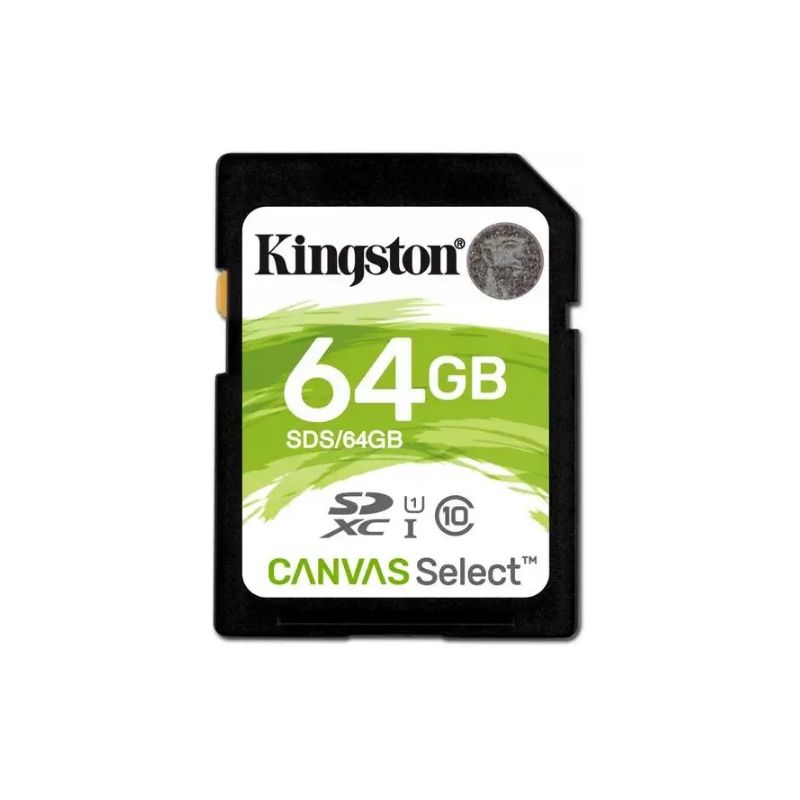 Kingston 64GB SDXC U1 V10 CL10 100MB/s - 1