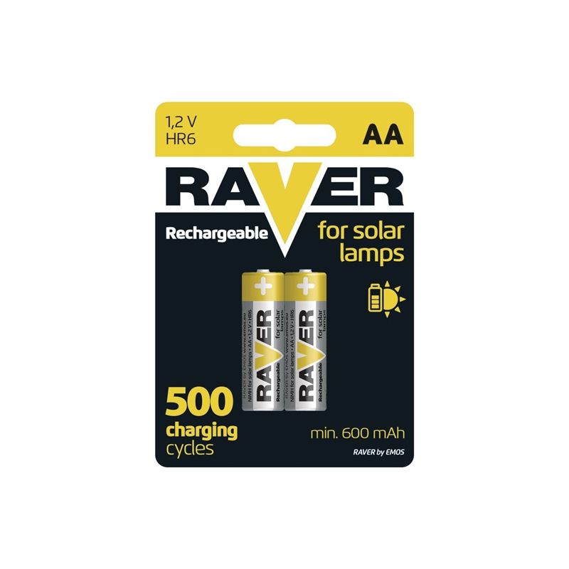 Raver BAT. SOLAR NIMH HR6 2BL - 1