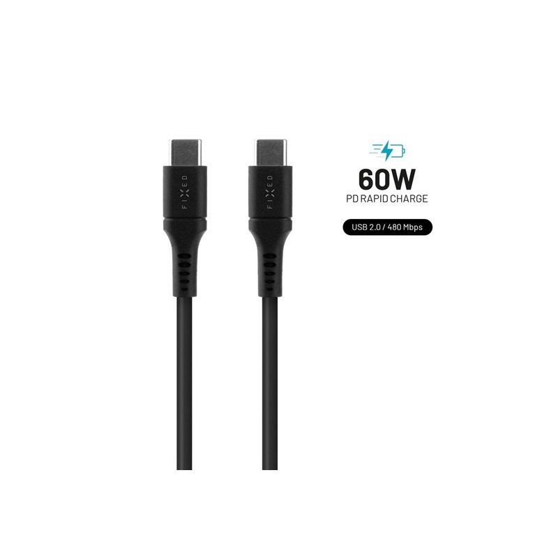 Fixed kabel USB-C/USB-C FIXDLS-CC2-BK - 1
