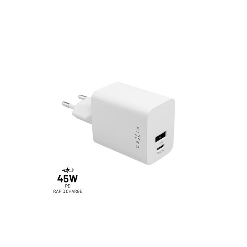 FIXED mini nabíječka 45W FIXC45M-CU-WH - 1