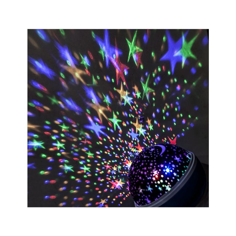 Solight LED projekční koule, multicolor, 9 režimů, otáčení, USB, 4x AAA - 1V220 - 1