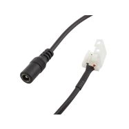Napájecí kabel pro LED pásek 10mm s konektory, 2p + DC 2,1 x 5,5mm zásuvka, 15cm - 2