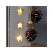 Solight vánoční LED dřevěná dekorace, stromek, 2x AA - 1V236 - 8