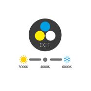 Svítidlo RAFA 2 LED-CSQ-CCT/25/CR černé - 5