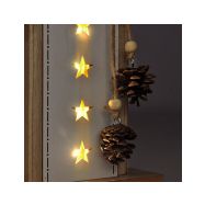 Solight vánoční LED dřevěná dekorace, hvězda, 2x AA - 1V237 - 7