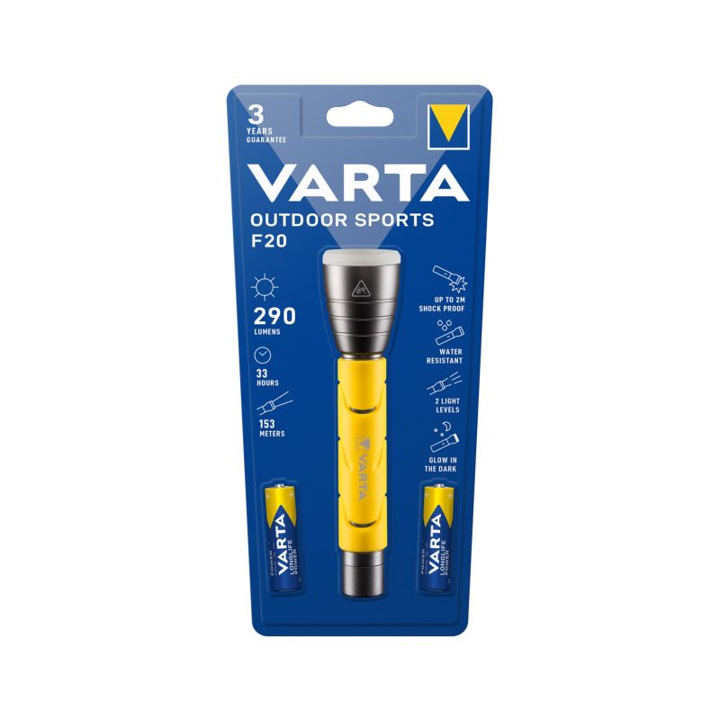 Svítilna VARTA 18628 LED 5W 2R6, kovová, OUTDOOR SPORTS F20 - 1