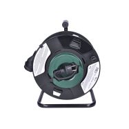 Solight prodlužovací přívod na bubnu, 1 zásuvka, venkovní, 50m gumový kabel, 3x 1,5mm2, IP44 - PB31 - 4