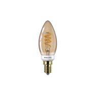 LED žárovka Philips E14 Vintage Classic svíčka B35 3,5-15W SRT4 2000K GOLD - 1