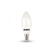 LED žárovka Elwatt  E14 svíčka B37 7W/65W teplá bílá 3000K  ELW-105 - 1