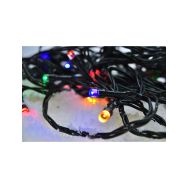 Solight LED venkovní vánoční řetěz, 300 LED, 30m, přívod 5m, 8 funkcí, časovač, IP44, vícebarevný - 1V04-M - 1