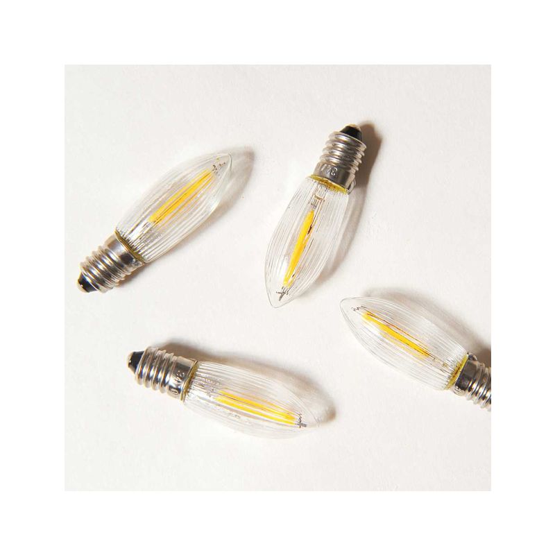 LED čirá žárovka FILAMENT pro svícen 34V/0,2W - 1 LED čirá žárovka FILAMENT pro svícen 34V/0,2W - 1