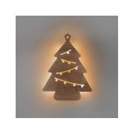 Solight LED nástěnná dekorace vánoční stromek, 24x LED, 2x AA - 1V260 - 5