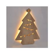 Solight LED nástěnná dekorace vánoční stromek, 24x LED, 2x AA - 1V260 - 6