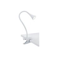 NILSEN LED stolní lampa HAPPY klips 2,5W, bílá  PX027 - 2