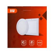 Svítidlo LED přisazené, 9W, 630lm, 3000-6000K, čtvercové, bílé - 2