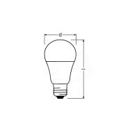 LED žárovka Osram E27 8,5W 4000K 230V A60 - 4