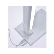 Solight LED stolní lampička stmívatelná, 12W, volba teploty světla, USB, bílý lesk - WO37-W - 4
