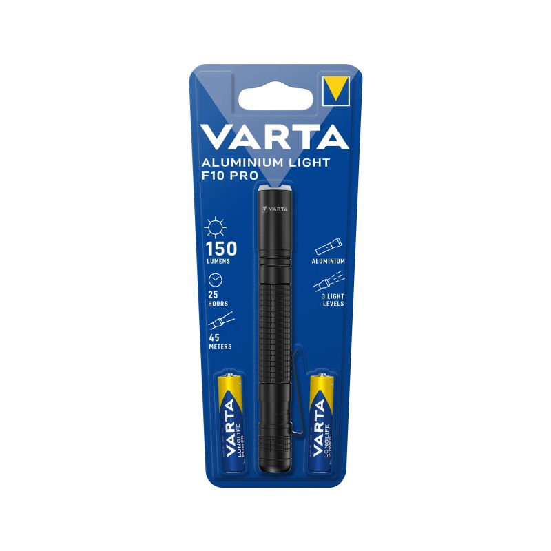 Svítilna VARTA Aluminium Light F10 Pro vč.2R3  16606 - 1