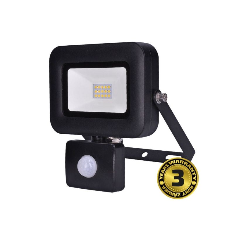 Solight LED reflektor PRO se senzorem, 10W, 920lm, 5000K, IP44 - WM-10WS-L - 1