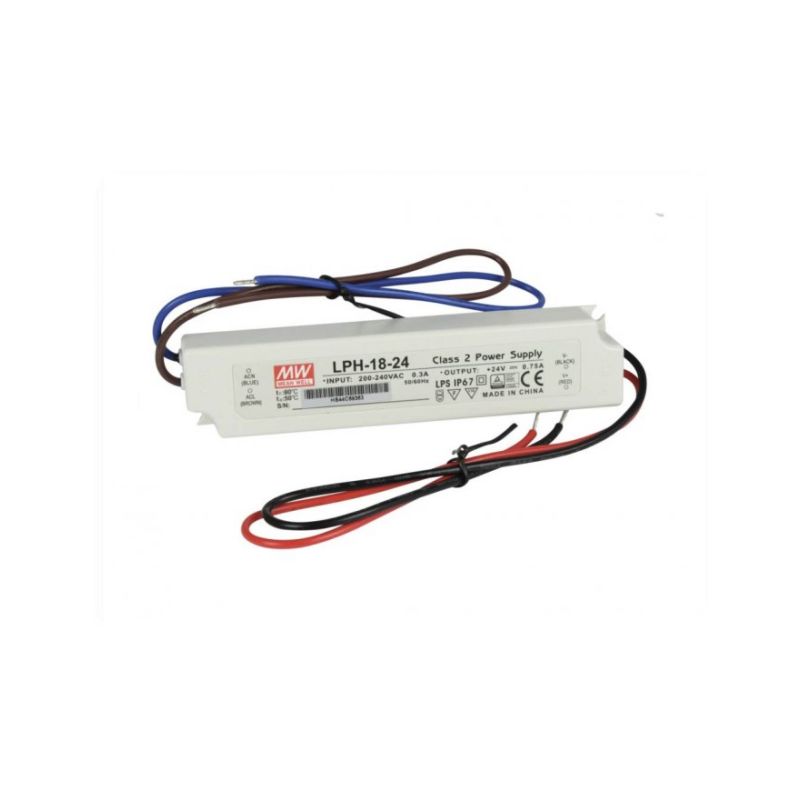 Síťový spínaný zdroj MEAN WELL 200-240V - 24V, 0,75A, 18W vestavný pro LED pásky - 1 Síťový spínaný zdroj MEAN WELL 200-240V - 24V, 0,75A, 18W vestavný pro LED pásky - 1