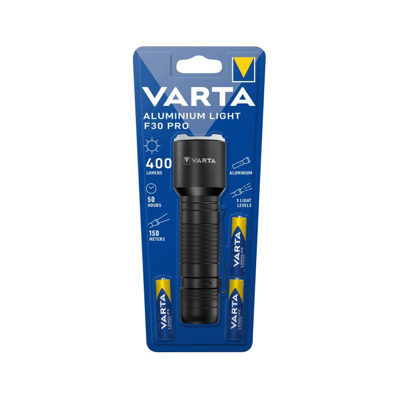 Svítilna VARTA Aluminium Light F30 Pro vč.3R3  17608 - 1