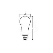 LED žárovka Osram E27 13W 2700K 230V A60 - 3