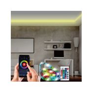 Solight wifi Smart LED světelný pás, RGB, 5m, sada s adaptérem a dálkovým ovladačem - WM57 - 2