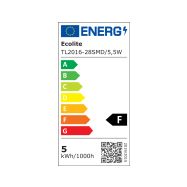 LED svítidlo GANYS TL2016-28SMD stříbrné,  zadní - 6